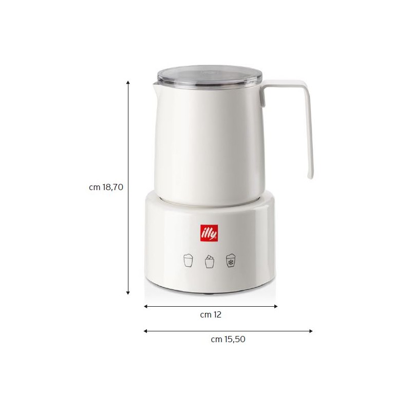 Illy Macchina Cappucinatore Montalatte Elettrico Milk Frother Da Ml