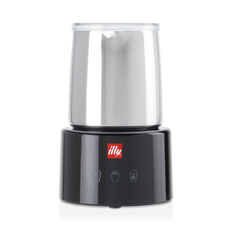 Illy Macchina Cappuccinatore Montalatte Elettrico Nero Milk Frother Da