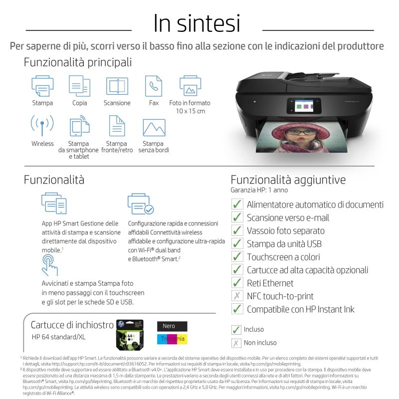 Hp Envy 7830 Stampante Stampante Multifunzione Hp Envy 7830