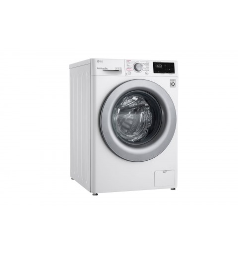 LG F4WV309S4E Waschmaschine Frontlader 9 kg 1400 RPM B Weiß