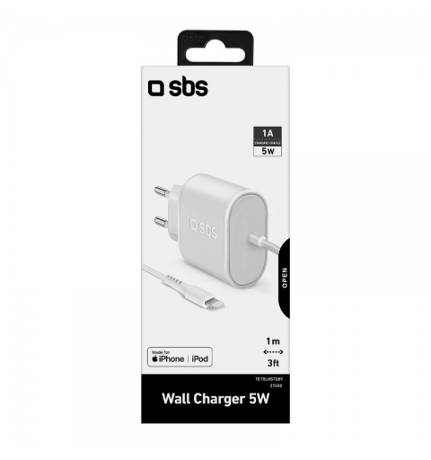 SBS TETRLHSTD89 adaptador e inversor de corriente Interior 5 W Blanco