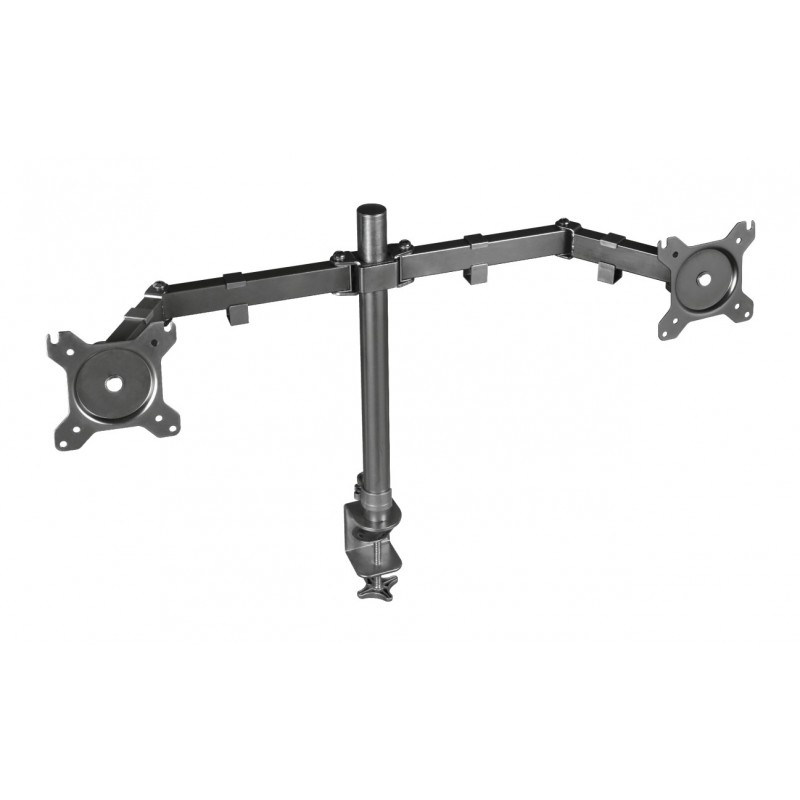 Trust GXT 1120 Mara Dual Monitor Arm 81,3 cm (32") Pince Noir