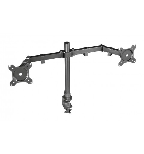 Trust GXT 1120 Mara Dual Monitor Arm 81,3 cm (32") Abrazadera Negro