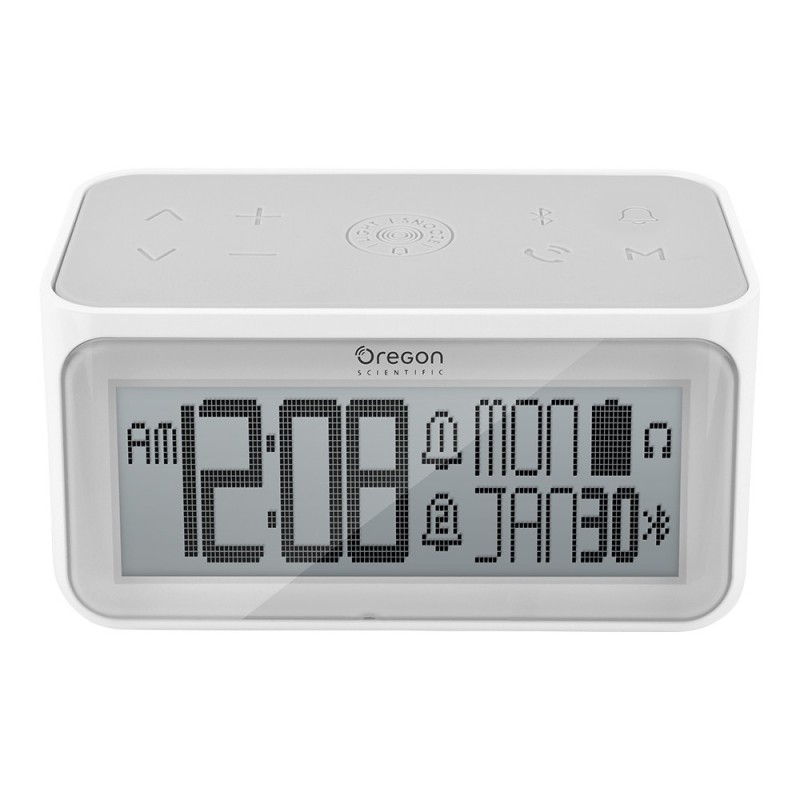 Oregon Scientific RA389 alarm clock Digital alarm clock Grey, White