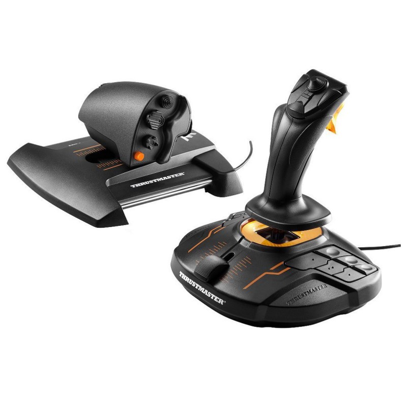 Thrustmaster T-16000M FCS Hotas Black, Orange USB Joystick Analogue Digital MAC, PC