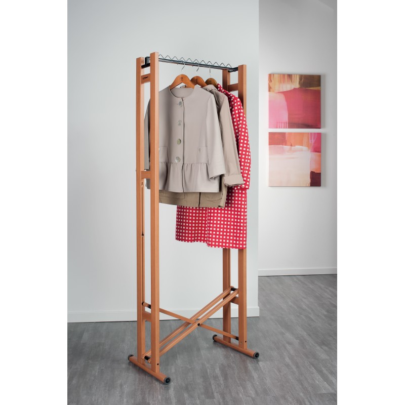 Foppapedretti Snake 60 coat rack Floorstanding Walnut