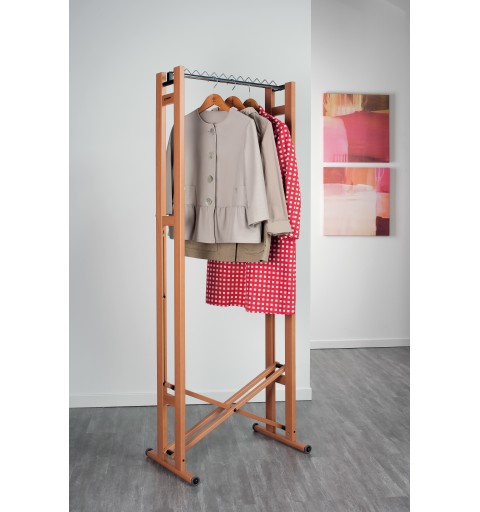 Foppapedretti Snake 60 coat rack Floorstanding Walnut