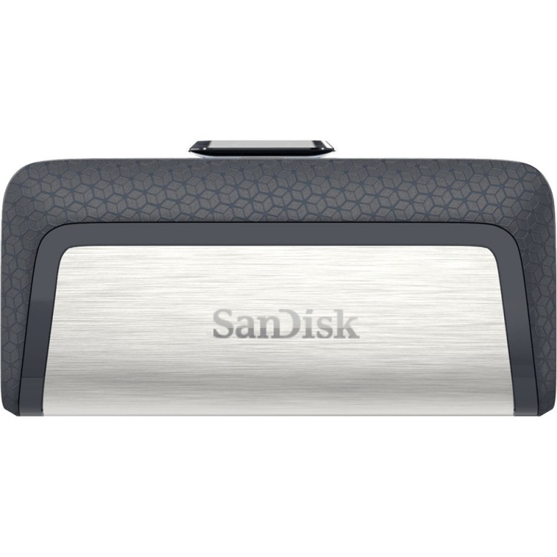 SanDisk Ultra Dual Drive USB Type-C unità flash USB 64 GB USB Type-A USB Type-C 3.2 Gen 1 (3.1 Gen 1) Nero, Argento