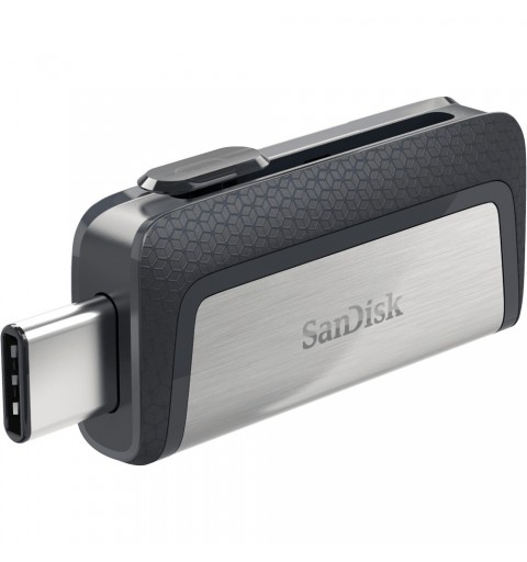 SanDisk Ultra Dual Drive USB Type-C lecteur USB flash 64 Go USB Type-A USB Type-C 3.2 Gen 1 (3.1 Gen 1) Noir, Argent