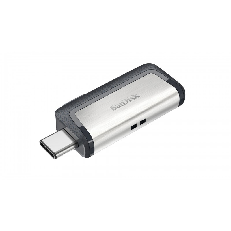 SanDisk Ultra Dual Drive USB Type-C lecteur USB flash 64 Go USB Type-A USB Type-C 3.2 Gen 1 (3.1 Gen 1) Noir, Argent