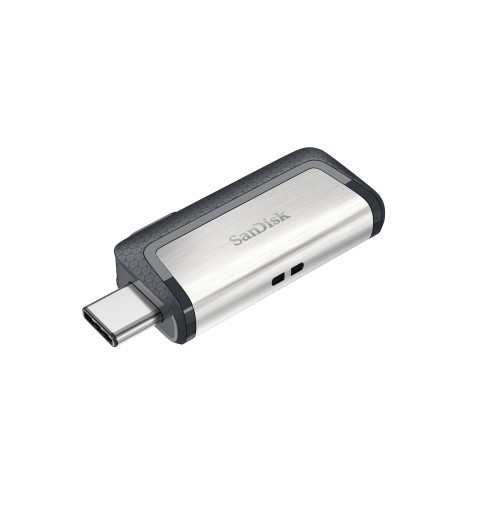 SanDisk Ultra Dual Drive USB Type-C unità flash USB 64 GB USB Type-A USB Type-C 3.2 Gen 1 (3.1 Gen 1) Nero, Argento