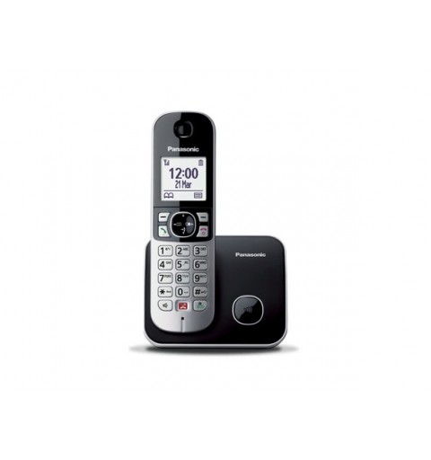 Panasonic KX-TG6851JTB Telefon DECT-Telefon Anrufer-Identifikation Schwarz, Grau