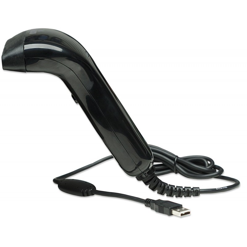 Manhattan Contact CCD Handheld Barcode Scanner, USB, 80mm Scan Width, Cable 152cm, Max Ambient Light 3,000 lux (sunlight),