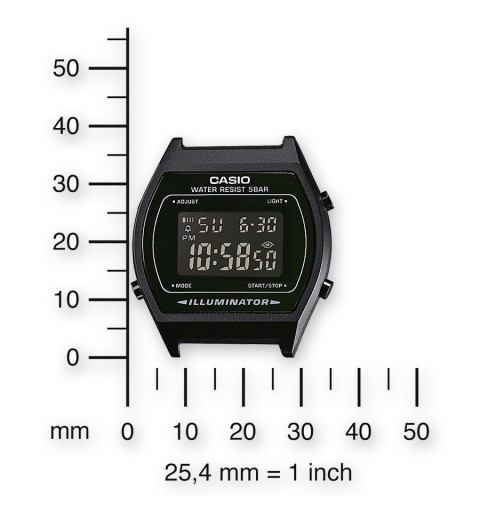 Casio B640WB-1BEF reloj Reloj de pulsera Unisex Electrónico Negro