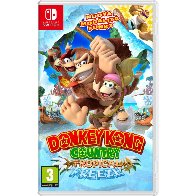 Nintendo Donkey Kong Country Tropical Freeze Standard Allemand, Anglais, Espagnol, Français, Italien Nintendo Switch