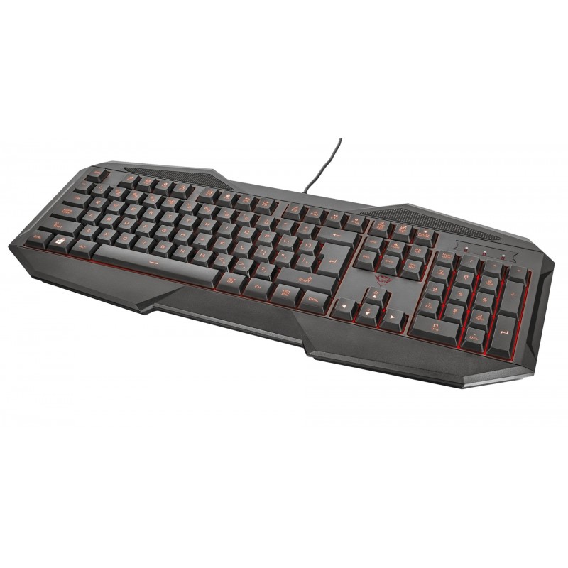 Trust GXT 830 Tastatur USB QWERTY Englisch Schwarz