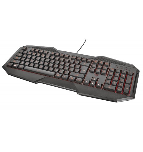 Trust GXT 830 Tastatur USB QWERTY Englisch Schwarz