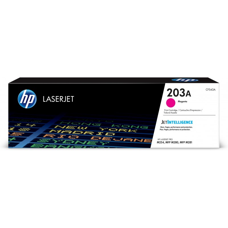 HP Cartouche de toner magenta authentique 203A pour LaserJet