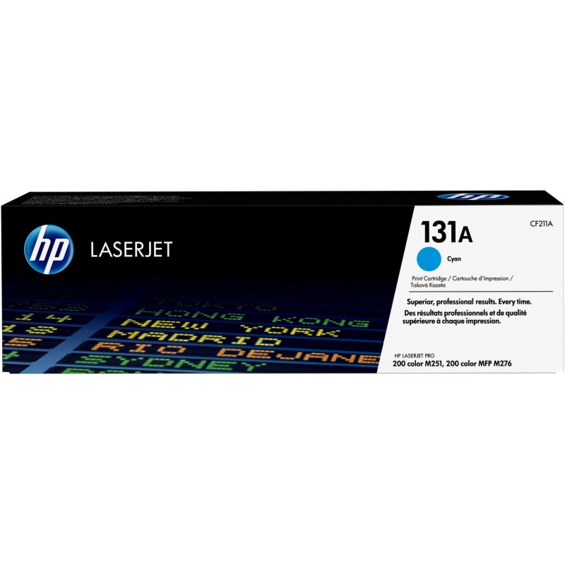 HP Cartucho de tóner original LaserJet 131A cian