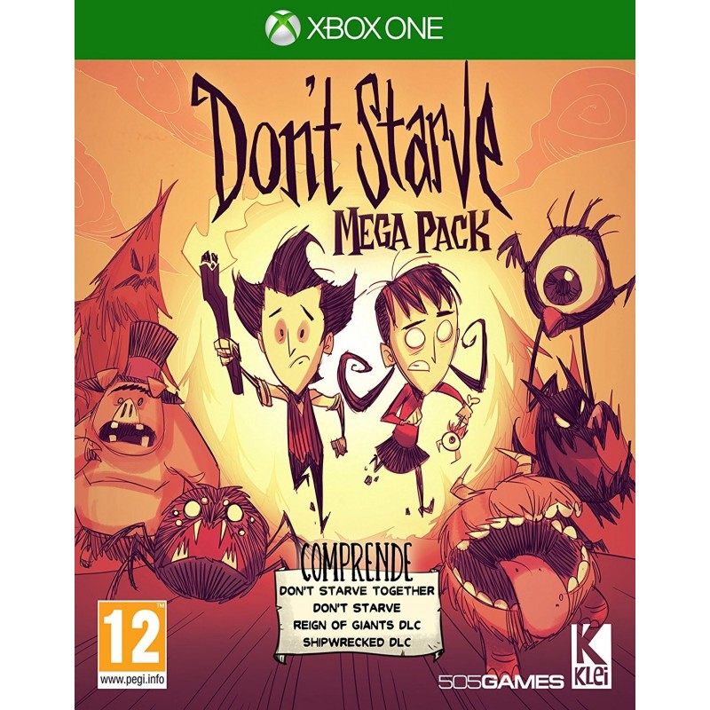 Klei Entertainment Don't Starve Mega Pack, Xbox One Standard+Add-on+DLC Italian