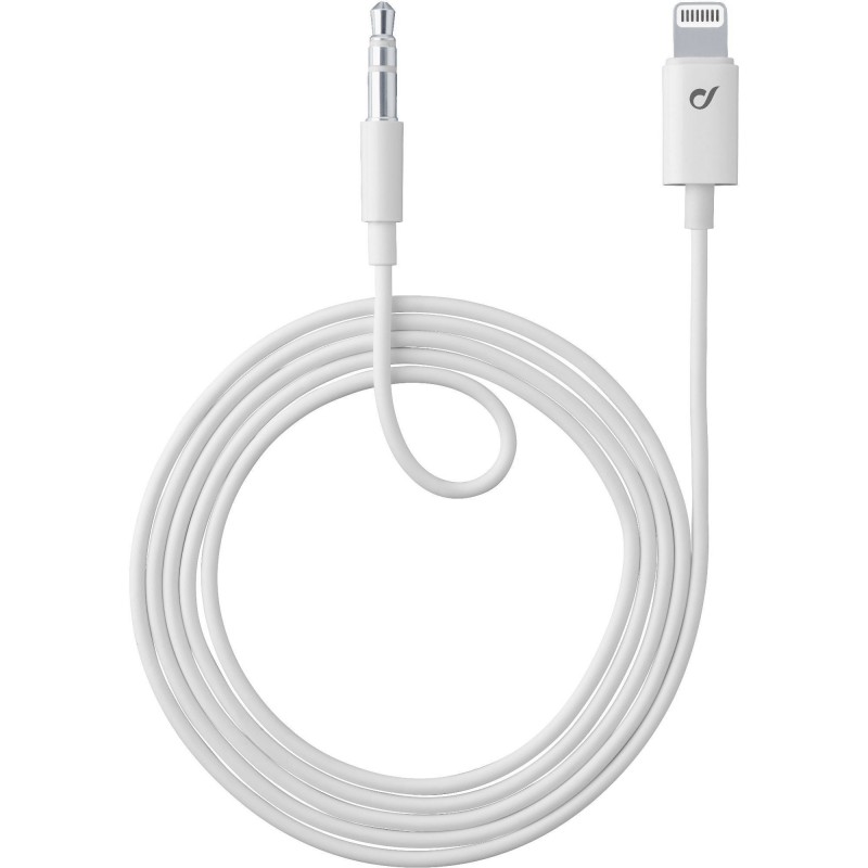 Cellularline AUXMUSICMFIW cable de conector Lightning Blanco