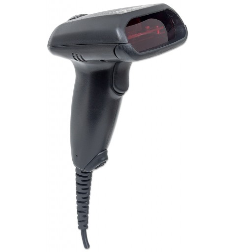 Manhattan Laser Handheld Barcode Scanner, USB, 300mm Scan Depth, Standard Housing, Cable 1.5m, Max Ambient Light 5,000 lux