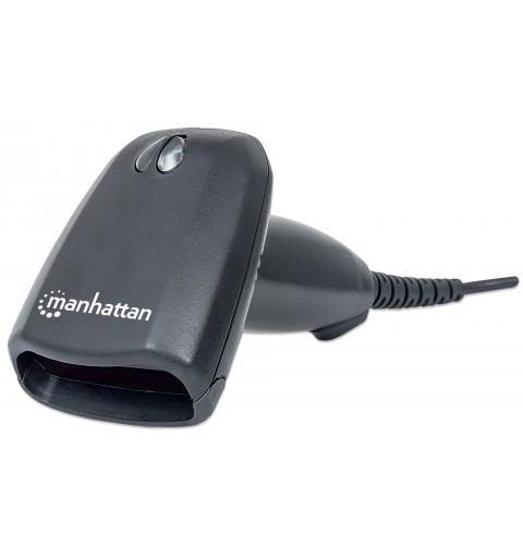 Manhattan Laser Handheld Barcode Scanner, USB, 300mm Scan Depth, Standard Housing, Cable 1.5m, Max Ambient Light 5,000 lux