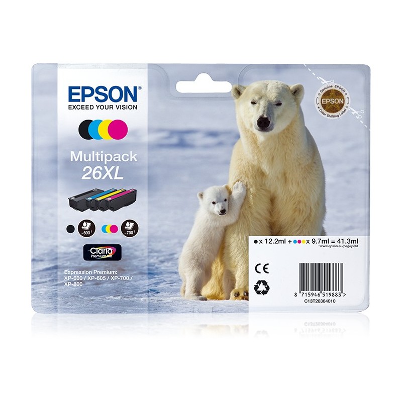 Epson Polar bear Cartouche "Ours Polaire" - Encre Claria Premium MP (XL)