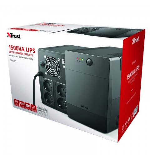 Trust Paxxon 1.5 kVA 900 W 4 AC outlet(s)