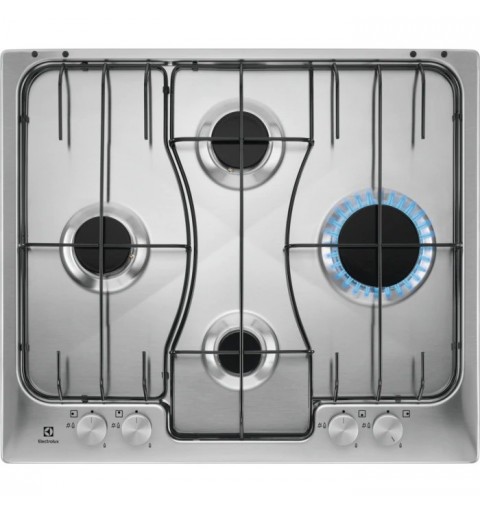 Electrolux RGG6242LOX Acero inoxidable Integrado 60 cm Encimera de gas 4 zona(s)