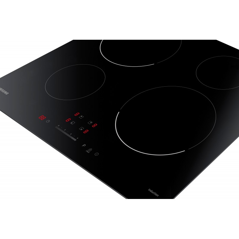 Samsung NZ64T3707AK Black Built-in 60 cm Zone induction hob 4 zone(s)