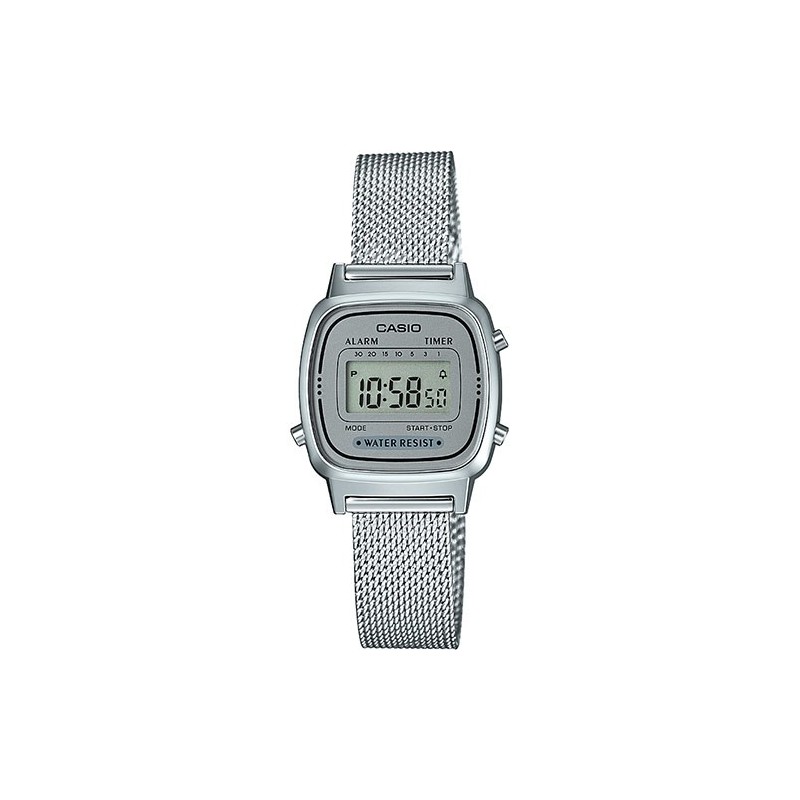 Casio LA670WEM-7EF watch Wrist watch Unisex Electronic Silver