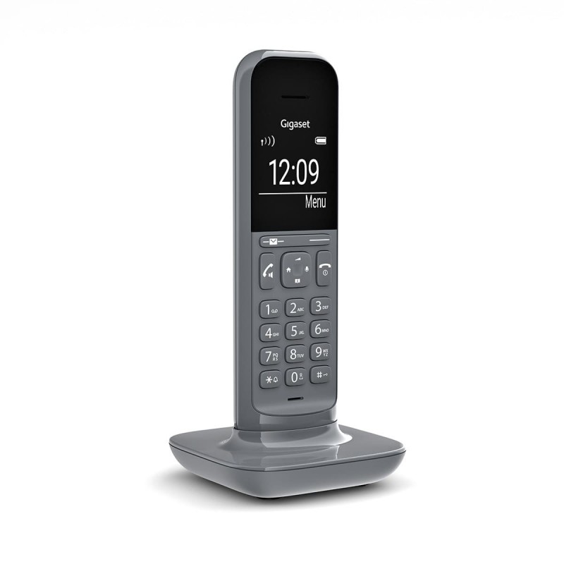 Gigaset CL390A Teléfono DECT analógico Identificador de llamadas Gris