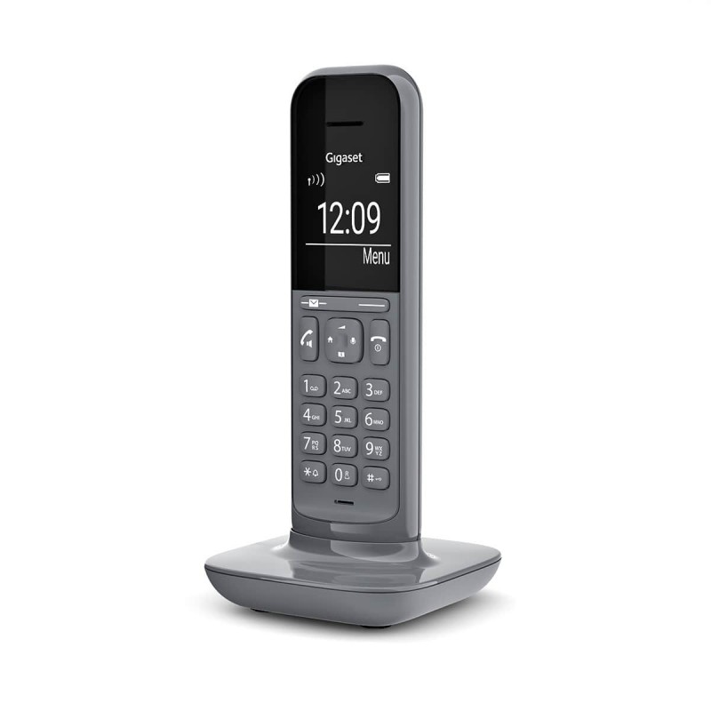 Gigaset CL390A Teléfono DECT analógico Identificador de llamadas Gris