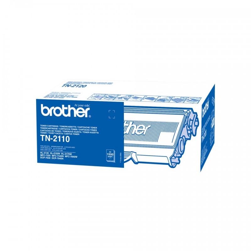 Brother TN-2110 cartucho de tóner 1 pieza(s) Original Negro