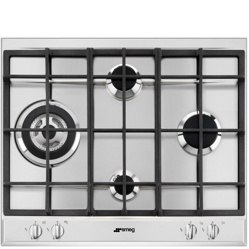 Smeg P261XGH hob Stainless steel Built-in Gas 4 zone(s)