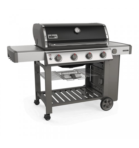 Weber Genesis II E-410 GBS Barbacoa Carro Gas Negro, Acero inoxidable 14070 W