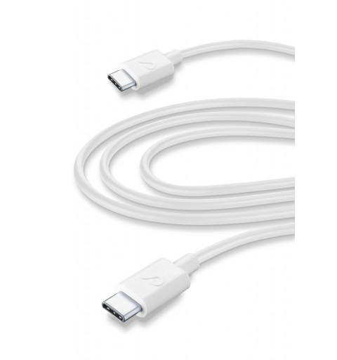 Cellularline USBDATACUSBC2C3M câble USB 3 m USB C Blanc