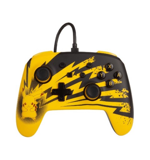 PowerA Pokémon Enhanced Noir, Jaune USB Manette de jeu Analogique Numérique Nintendo Switch, Nintendo Switch Lite