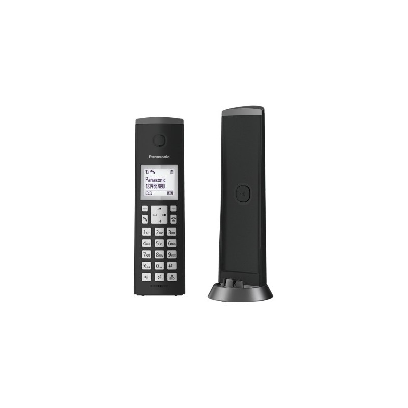 Panasonic KX-TGK210JTB téléphone Téléphone DECT Identification de l'appelant Noir