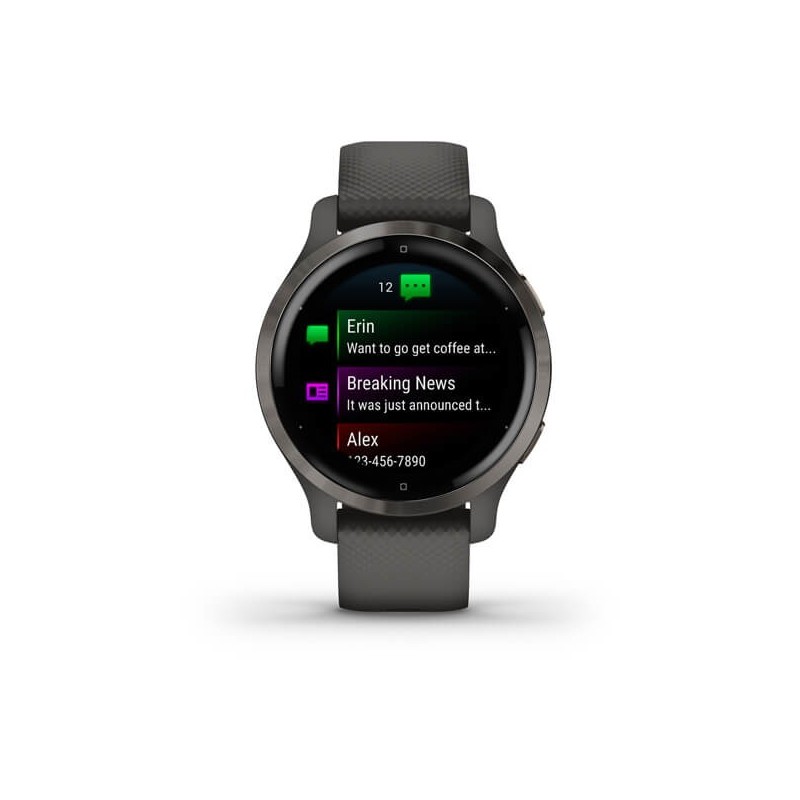 Garmin Venu 2S 2,79 cm (1.1") 40 mm AMOLED Grafito GPS (satélite)