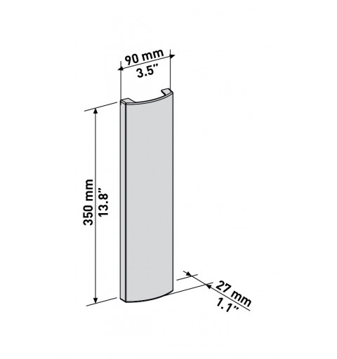 Meliconi 480519 Kabelrinnensystem 0,35 m Kunststoff