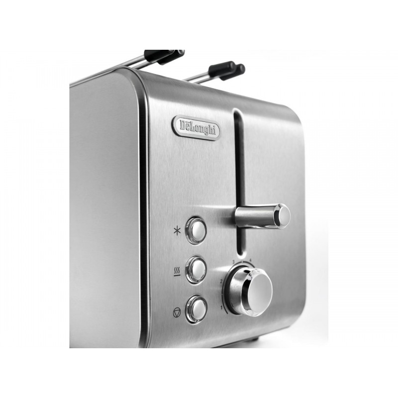 De’Longhi CTX 2203 tostadora 2 rebanada(s) 550 W Plata