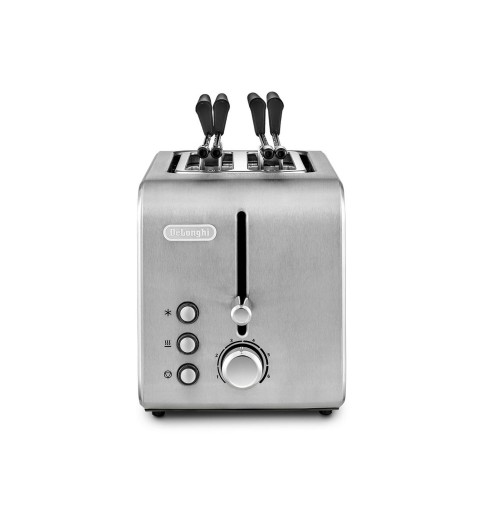 De’Longhi CTX 2203 tostadora 2 rebanada(s) 550 W Plata