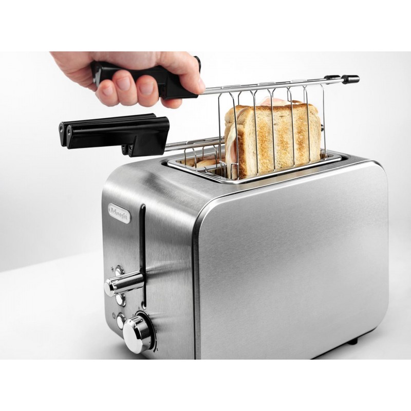 De’Longhi CTX 2203 Toaster 2 Scheibe(n) 550 W Silber