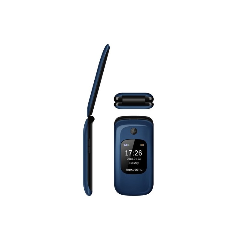 New Majestic Sileno 50R 6,1 cm (2.4") 90 g Bleu Téléphone pour seniors