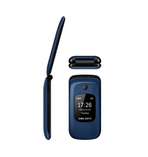 New Majestic Sileno 50R 6,1 cm (2.4") 90 g Bleu Téléphone pour seniors