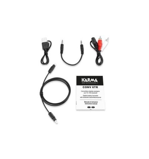 Karma Italiana CONV 6TR Kabellose Audio-Transmitter 10 m Schwarz