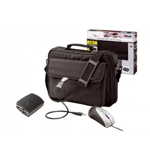 Trust Notebook Carry Bag Kit 15.4" Standard NK-1550p borsa per notebook 39,1 cm (15.4") Valigetta ventiquattrore Nero