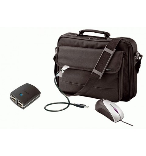 Trust Notebook Carry Bag Kit 15.4" Standard NK-1550p borsa per notebook 39,1 cm (15.4") Valigetta ventiquattrore Nero